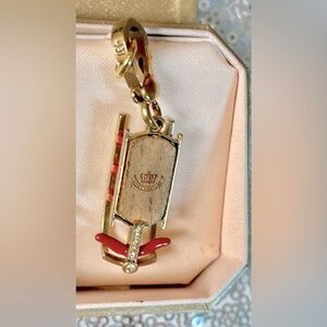 Juicy couture rare vintage sled charm